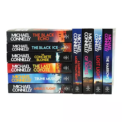 Harry Bosch Series 1-10 Books Set By Michael Connelly - Fiction - Paperback • £26.63