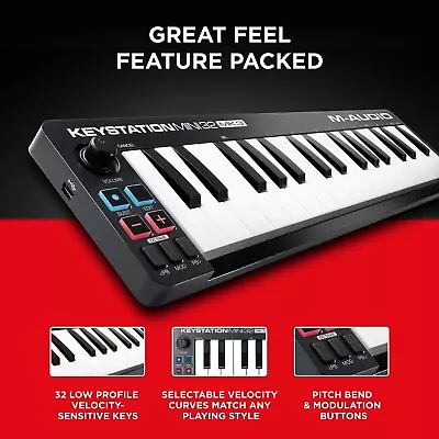 M-Audio Keystation Mini 32 MK3 Keyboard Controller • $50