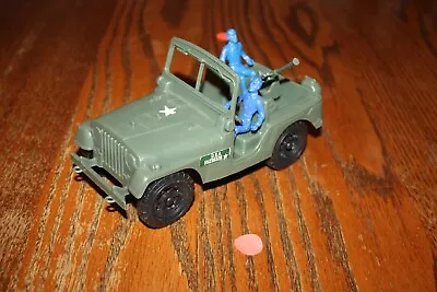 Vintage Timmee/Processed Plastic  Rat Patrol  Large Army Jeep - Marx MPC • $17.99