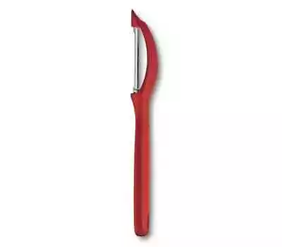 Victorinox RED Straight Universal Peeler Black -Potato Fruit Vegetable Kitchen. • £6.95