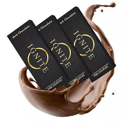 Dark Chocolate Bar-Improve Mood & Performance Vitality Arousal & Energy 3 Pack • $102.30