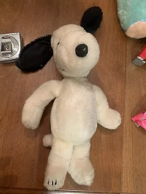 Vintage Snoopy Plush Peanuts United Feature Syndicate Inc 1968 Stuffed Toy 11” • $18