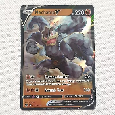 Pokémon - Machamp V - 072/189 - Astral Radiance - Ultra Rare • £2.49