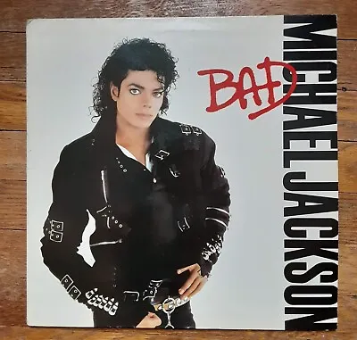 Michael Jackson Bad 1987 Vinyl LP - UK Version • $30