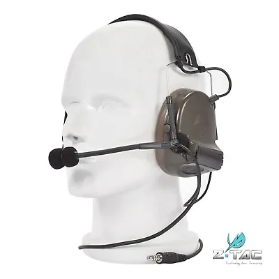 Z Tactical COMTAC II Headphone Noise Reduction Headset Walkie-talkie Earphone • £64.99