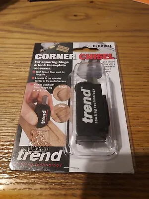 £16.99 • Buy TREND C Corner Chisel For Hinge Fitting, Black