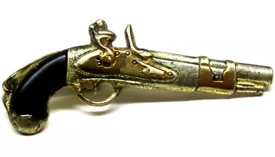 Mens Pioneer Gun Tie Clip Clasp Multicolor Rustic Steampunk Style Design Pistol  • $17.95