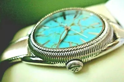 Judith Ripka Stainless Steel Marni Turquoise Dial Watch Bracelet New W Jr Box  • $157.46