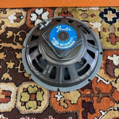 Vintage 1974 CTS Fender 010134 32ohm 10  Speaker Driver *1970s • $1.49