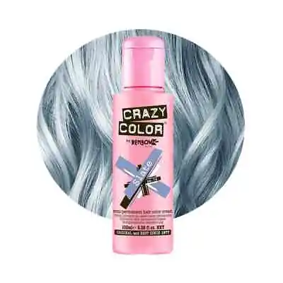 CRAZY COLOR Semi-Permanent Hair Dye Slate 100ml • £6.74