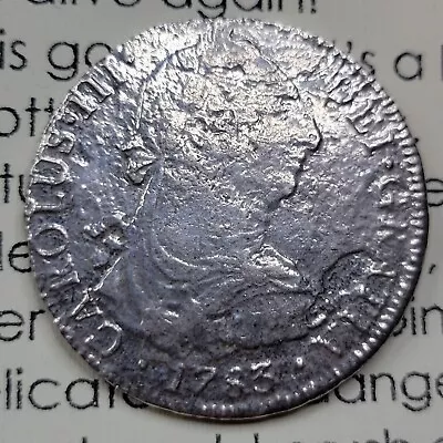 1783 EL CAZADOR SHIPWRECK Mexico 8 Reales Spanish Treasure Coin *F907 • $135