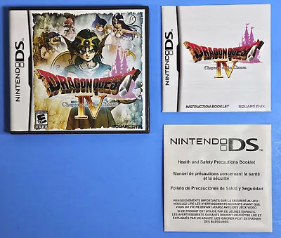 Nintendo DS Dragon Quest IV: Chapters Of The Chosen Case + Manual Only *No Game* • $49.99