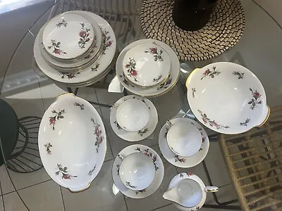 VINTAGE Moss Rose By Japan ChinaSet 29pcs • $125