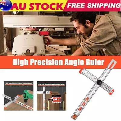 60CM High Precision Angle Ruler Woodworking Scribe Drawing Marking Gauge-Tool AL • $38.96