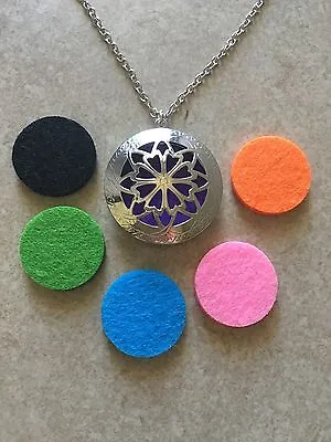 $19.50 • Buy Aroma Essential Oil Diffuser Pendant - With Extra Coloured Diffuser Pads