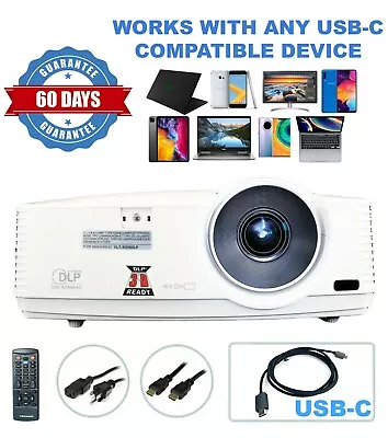 USB-C Professional Streaming Bundle - Mitsubishi XD550U DLP Projector 1080p • $164.90