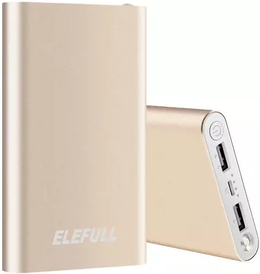 Power Bank 10000mAh Portable Charger For Mobile Phone External Battery Pack Pad • £11.16