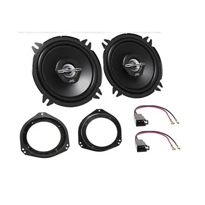 Opel Corsa C Installation Kit JVC Car Speakers 13 Cm 250W + Speaker Rings + Adapter • £30.98