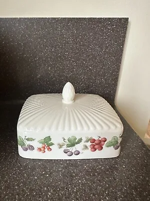 £30 • Buy Wedgwood  Queens Ware Tableware Butter Dish Lid In Provence Design. 
