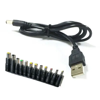 5V USB To DC Power Cable Jack Charging Cable Power Cord Plug Connector Adapter • $10.98