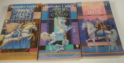 Mercedes Lackey Books  Lot Of 3 Trilogy Adult Fantasy Novel Arrows Paperback • $14.99