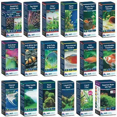 £7.49 • Buy Nt Labs Aquarium Treatment Disease Anti Fungus Parasite Bacteria Finrot Algae