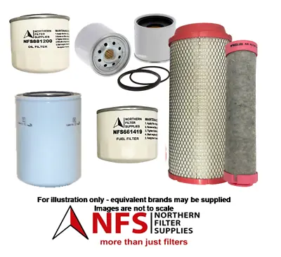 NFS Filter Kit Fits Ingersoll Rand 7/41+ With Yanmar 4TNV88 Engine 2014 Onwards • £95