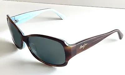 Maui Jim Nalani Sunglasses MJ 295-03 Tortoise On Blue Frames Polarized Black • $70