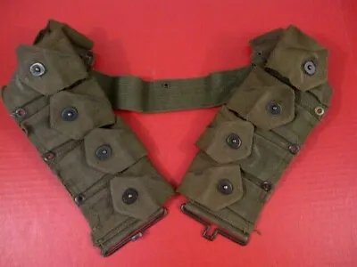 Post-WWII US Army Dismounted M1923 Ammunition Cartridge Belt - M1 Garand - OD #6 • $79.99