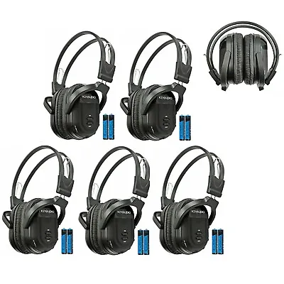 5 New Fold In Wireless IR Rear TV DVD Headphones Headset For Ford Vehicles 601b  • $59.99