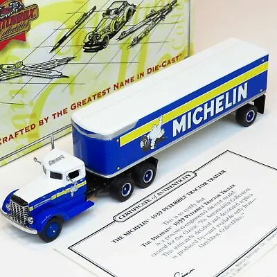 Matchbox DYM35269 1939 Peterbilt Tractor Trailer Michelin • $45