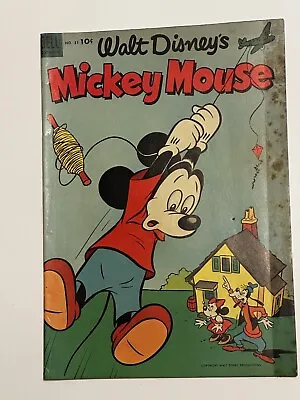 Walt Disney’s Mickey Mouse # 31 (Dell 1953) Golden Age Comic • $5