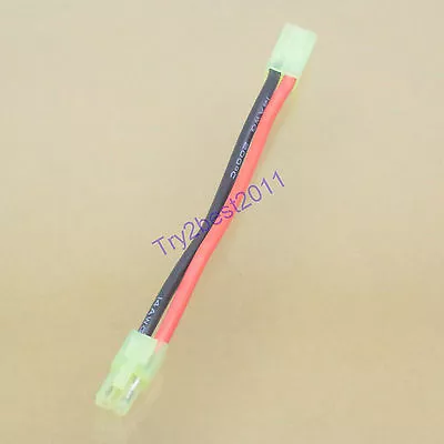 Mini-Tamiya Male To Female Connector Adaptor 10cm 14AWG Wire For RC Lipo • $1.99