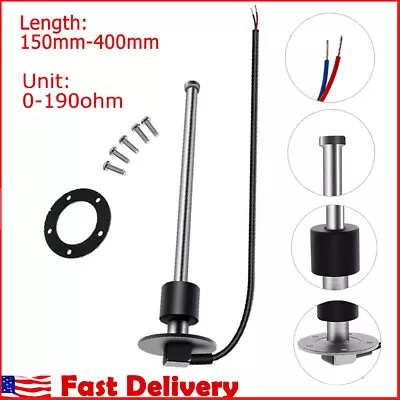 150mm-400mm 0-190Ω Marine Truck Water Fuel Tank Level Sender Sensor Sending Unit • $19.28