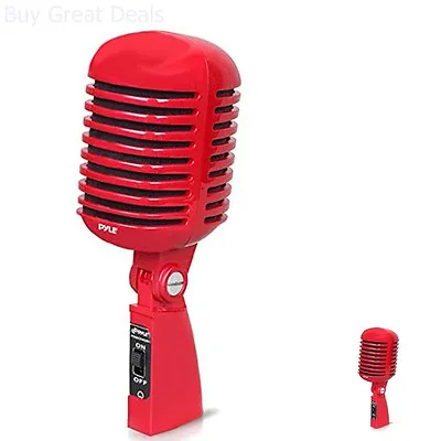 Microphone Vintage Look Old Style Dynamic Vocal Classic Retro Studio Stage Voice • $52.98