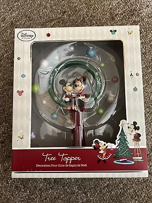 Disney Store Mickey And Minnie Mouse Christmas Tree Topper (Brand New) • $29.95