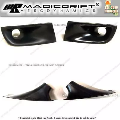 For ALL 99-00 Honda Civic EK Front Bumper JDM Air Duct Vent Urethane Black JS • $57.98