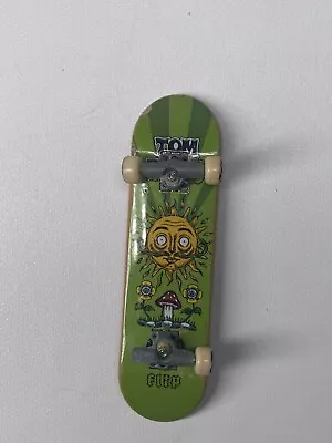 Mushroom Tom Penny Flip Tech Deck Sun Face Green • $12