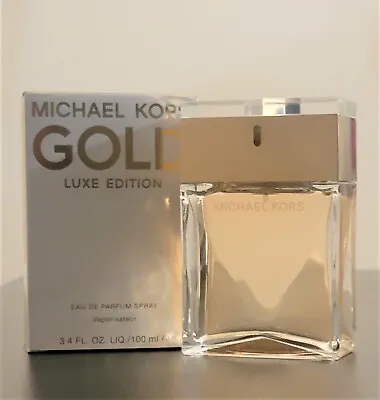 Gold Luxe Edition By Michael Kors 3.4oz / 100ml Spy Edp Perfume Women Vintage • $89.25