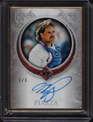 2023 Topps Transcendent Mike Piazza RED AUTO #1/1 Signed Dodgers • $649.95