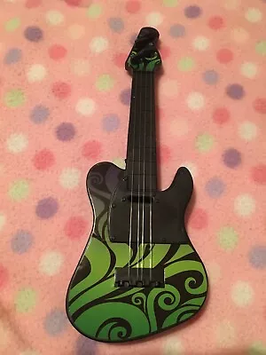 Pretend Play Toy Musical Guitar Green & Black Accessory 11  New! • $3.50