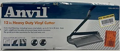 Anvil Vinyl Tile Cutter 12 In. Die-Cast Aluminum Base 1006402015-VERY LIGHT USE • $44.95