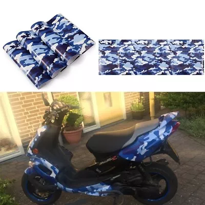 Blue White Camouflage Vinyl Film Wrap Sticker Bubble Free Air Release • $329.95