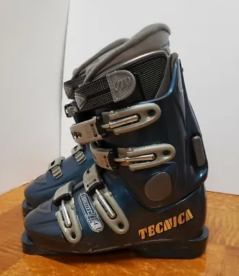 Womens US Size 6.5 Tecnica Blue Ski Boots Innotec TI-4.1 Mondo 23.5 276mm • $29.95