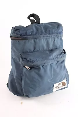 Vintage 70s The North Face Nylon Backpack Daypack Bag USA Brown Label • $74.95