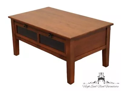 PETERS REVINGTON Solid Oak Contemporary Mission Style 40  Accent Coffee Table • $422.39