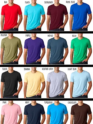 NEXT LEVEL APPAREL STYLE 3600 BLANK T-SHIRT Soft Vintage Feel Premium Cotton Tee • $7.29