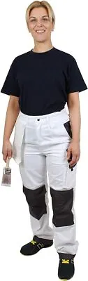 Prodec Trousers Painters Decorators Ladies Phone Knee Pockets Stain Resistant • £30.79