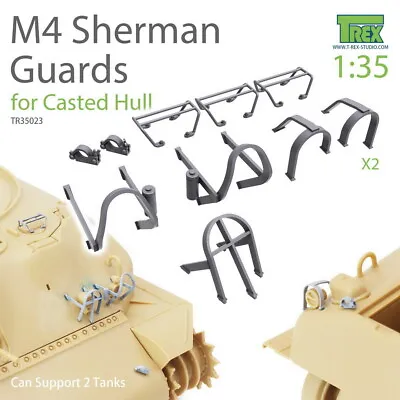 T-Rex Studio 1/35 M4 Sherman Guards Set (for Casted Hull) For 2 Tanks • $13.19
