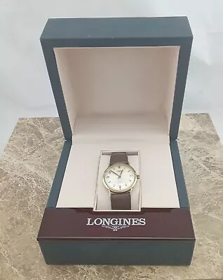 Mint 10k Gold-F Gents Longines Admiral 1200 Automatic Wrist Watch 1961 & Box • £795